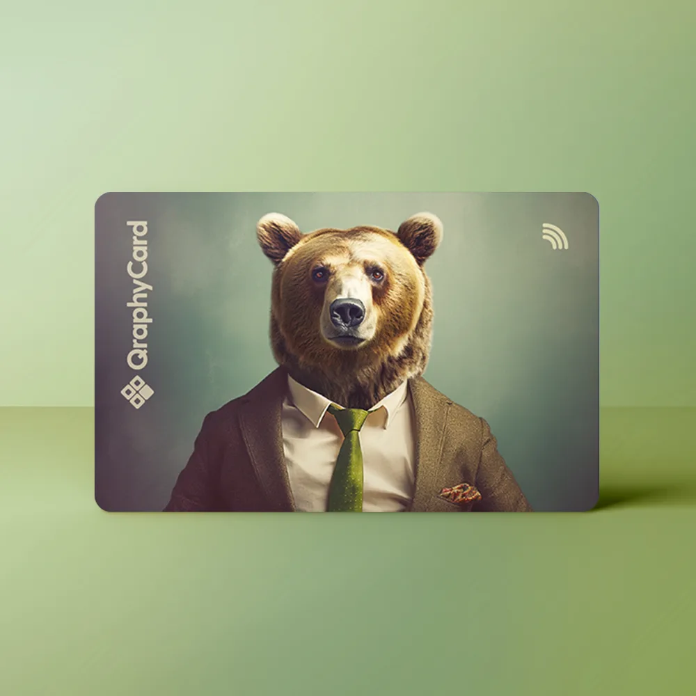 NFC Visitekaart<br>Animals inc. - Beer