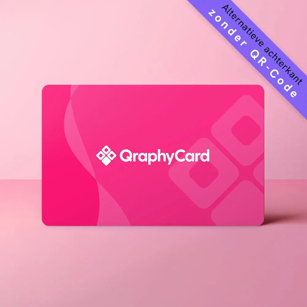 NFC Visitekaart<br>Magenta Swirl - Afbeelding 3