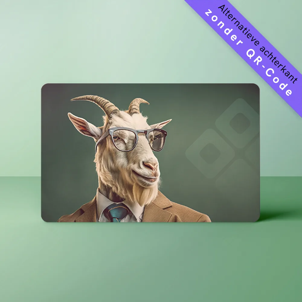 NFC Visitekaart<br>Animals inc. - Geit - Afbeelding 3