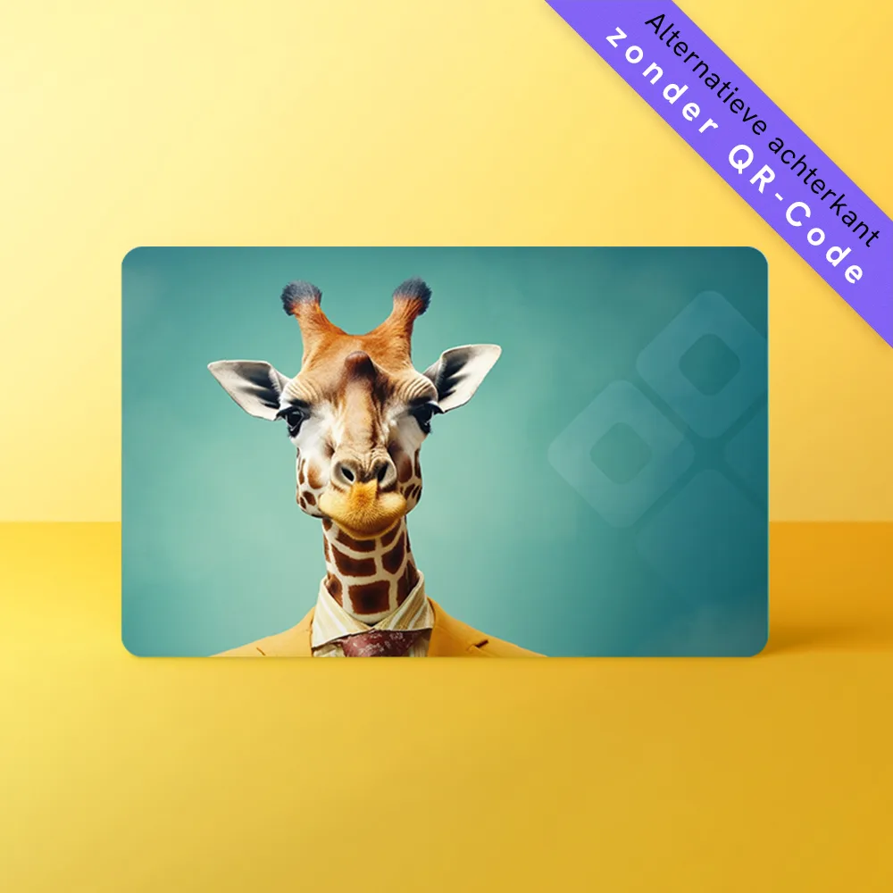 NFC Visitekaart<br>Animals inc. - Giraffe - Afbeelding 3