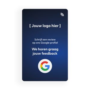 Google Feedback kaart met eigen logo
