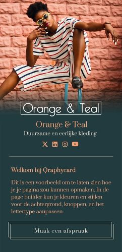 Orange Teal
